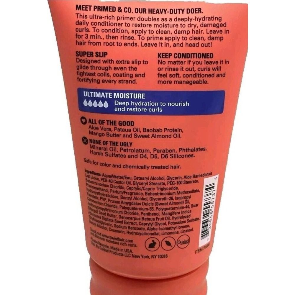 Twist by Ouidad -Conditioner Primed & Co 2 in 1 Hair Conditioner Primer 8.45  oz
